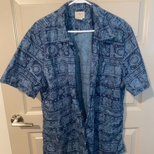 L.L Bean Like New tropical Hawaiian shirt XL